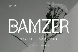 Bamzer Stylish Logo Font