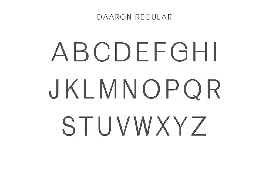 Daaron Sans Serif Font Family