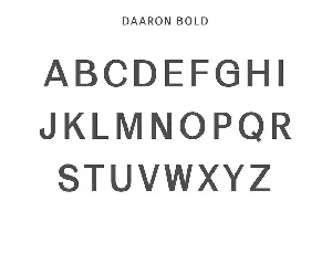 Daaron Sans Serif Font Family