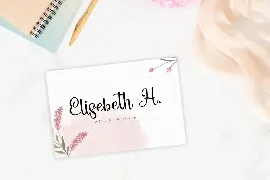 Bashington - Sweet Calligraphy Font