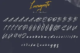 Incognito | Marker Font