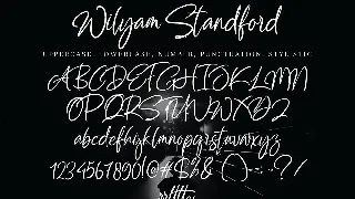 Wilyam Stanford font