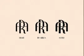 Art Deco Monogram Font