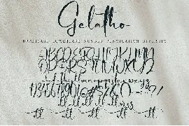 Gelatho font