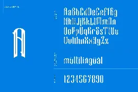 Blue Angel font