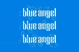 Blue Angel font