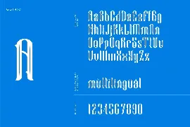 Blue Angel font