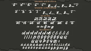 Authentic Calisttera Script Font