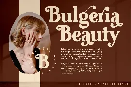 Bulgeria Classy Serif Font