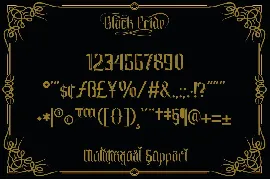 Black Pride font