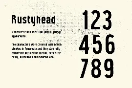 Rustyhead Typeface Font