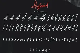 Hysterical | Brush Font