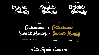 Bright beauty Font Family