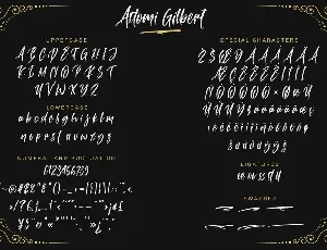 Attomi Gilbert - Cool Handwritten Font