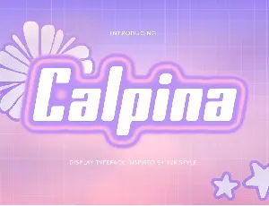 Calpina - Y2k Retro Font