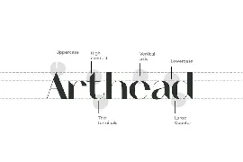 Arthead Modern Sans Serif font