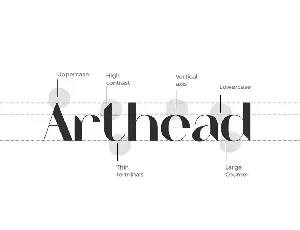 Arthead Modern Sans Serif font