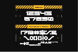 NEMESYS - Futuristic Cyberpunk Font