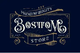 Rusty Store font