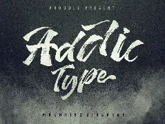 Addictype font