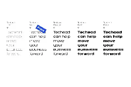 Techead Typeface|Font For Technology Startup