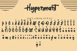 Hypermart | Handwritten Display Font