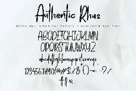 Authentic Rush font