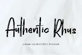 Authentic Rush font