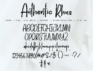 Authentic Rush font