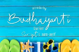 Budhayanti duo font