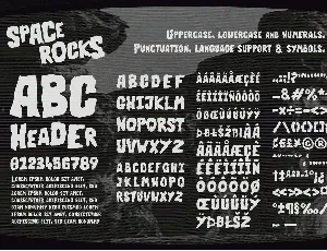 Space Rocks! A Retro 1950s Sci-Fi Font