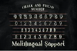 Chalk and Friend font