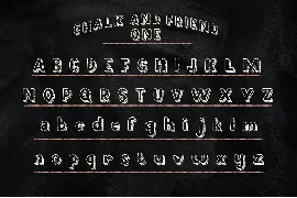 Chalk and Friend font