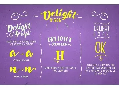 Delight Font Pack & Extra