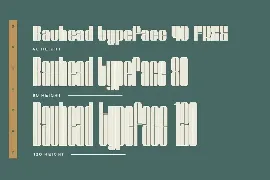 Bauhead Typeface|Bauhaus Design Font