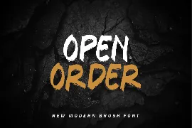 Brush Destorsi Font