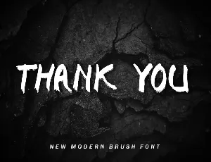 Brush Destorsi Font