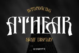 Athear Serif Display Font