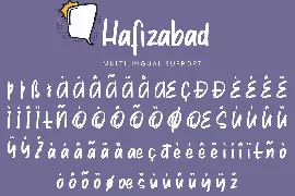 Hafizabad | Cute Display Font