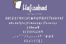 Hafizabad | Cute Display Font