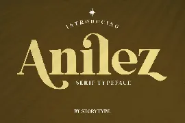 Anilez Serif Typeface Font