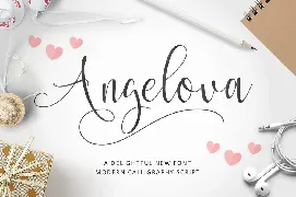 Angelova Script font