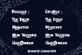 The Killer Halloween Family Font