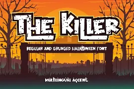 The Killer Halloween Family Font