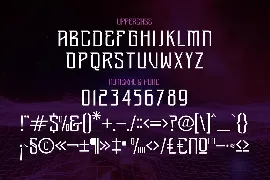 Adgeon Futuristic Display Font