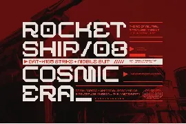 BARKMO-36 | Futuristic Mecha Cyberpunk Font