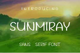 Sunmiray Font