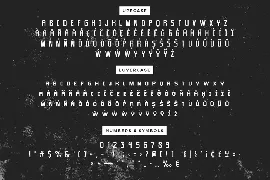 Typehead Typeface|Industrial Stencil Font