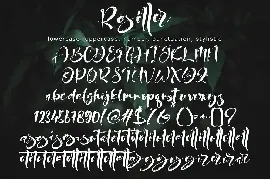 Rosiller font