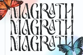 Tupac Magrath Serif Typeface Font